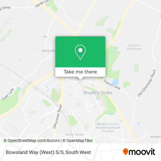Bowsland Way (West) S/S map