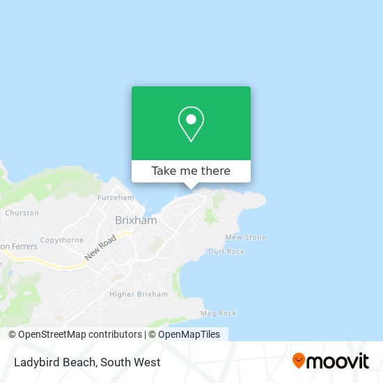 Ladybird Beach map