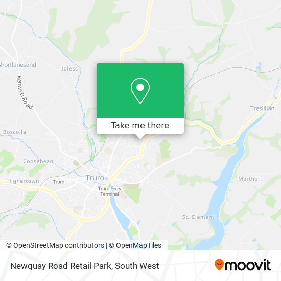 Newquay Road Retail Park map