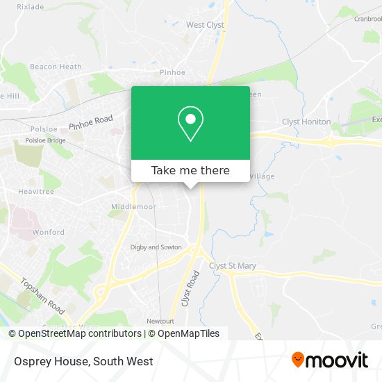 Osprey House map