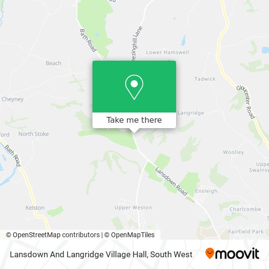 Lansdown And Langridge Village Hall map