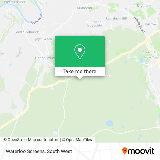 Waterloo Screens map