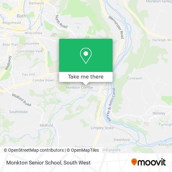 Monkton Senior School map