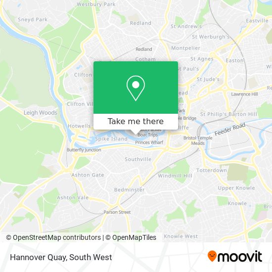 Hannover Quay map