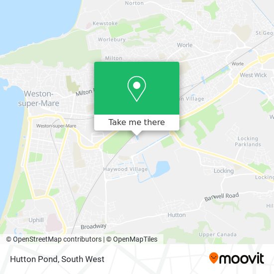 Hutton Pond map