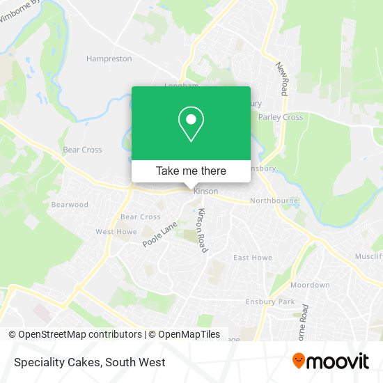 Speciality Cakes map