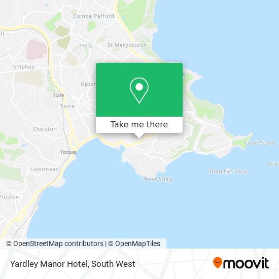 Yardley Manor Hotel map