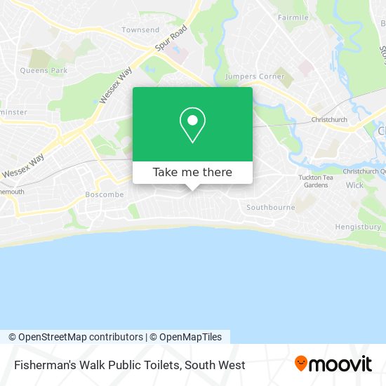 Fisherman's Walk Public Toilets map