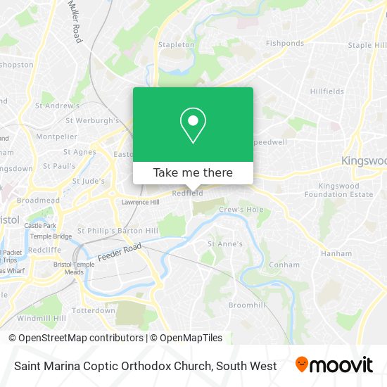 Saint Marina Coptic Orthodox Church map