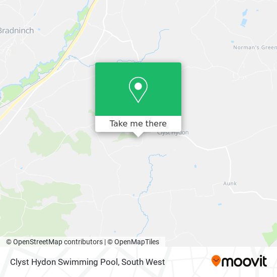 Clyst Hydon Swimming Pool map