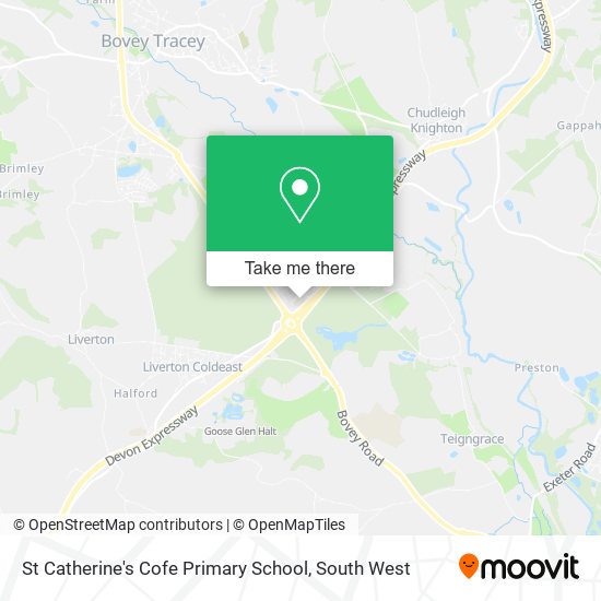 St Catherine's Cofe Primary School map