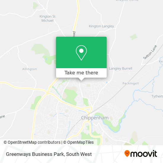 Greenways Business Park map