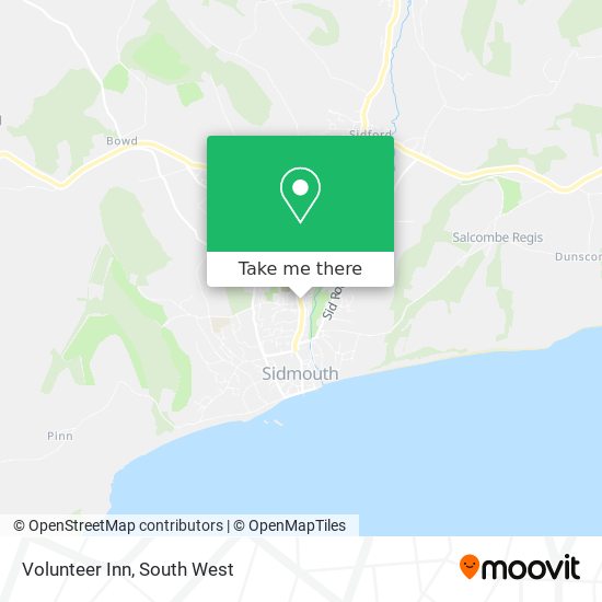 Volunteer Inn map
