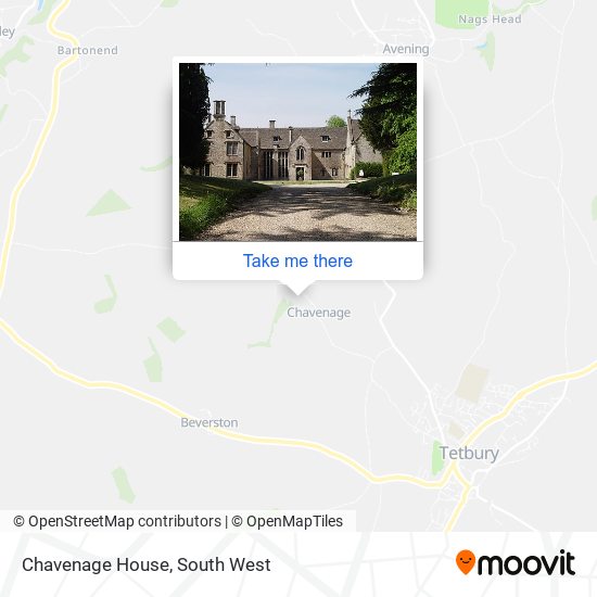 Chavenage House map