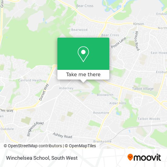 Winchelsea School map