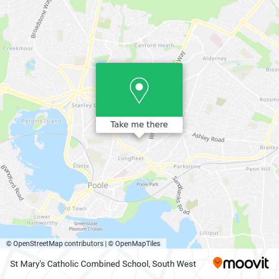 St Mary's Catholic Combined School map