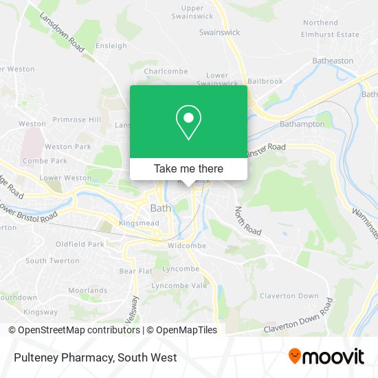 Pulteney Pharmacy map