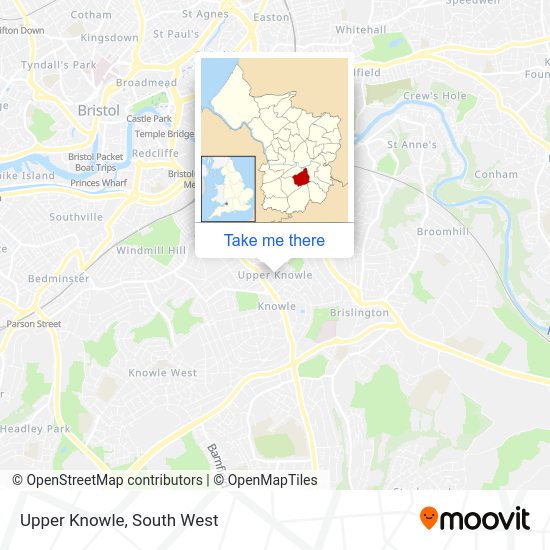 Upper Knowle map