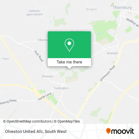 Olveston United Afc map