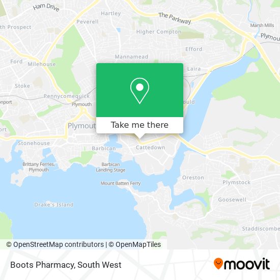 Boots Pharmacy map