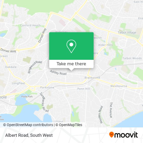 Albert Road map
