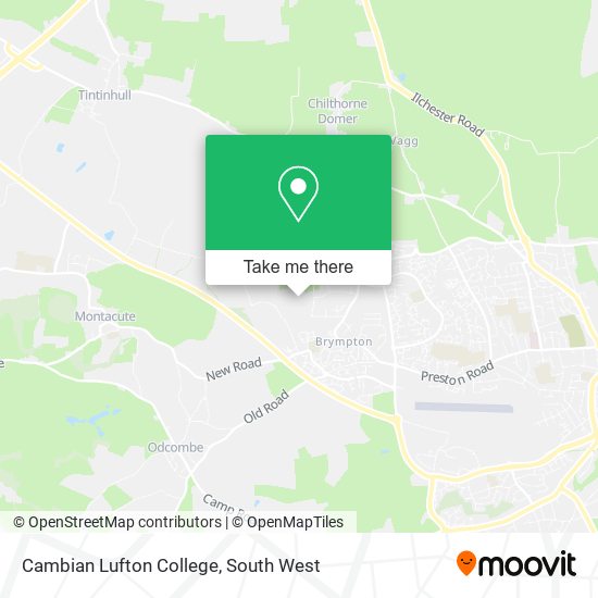 Cambian Lufton College map