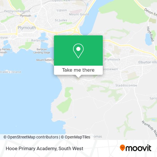Hooe Primary Academy map