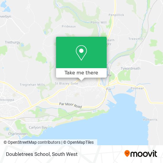 Doubletrees School map