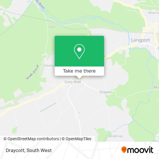 Draycott map