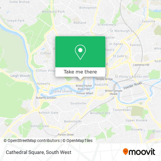 Cathedral Square map