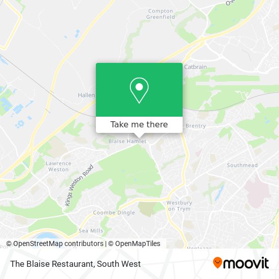 The Blaise Restaurant map