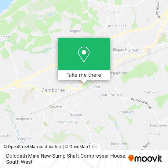 Dolcoath Mine New Sump Shaft Compresser House map