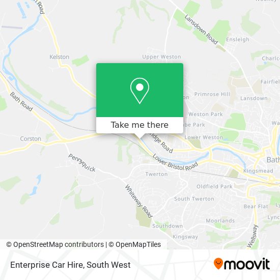 Enterprise Car Hire map