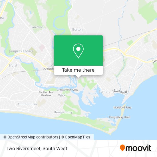 Two Riversmeet map