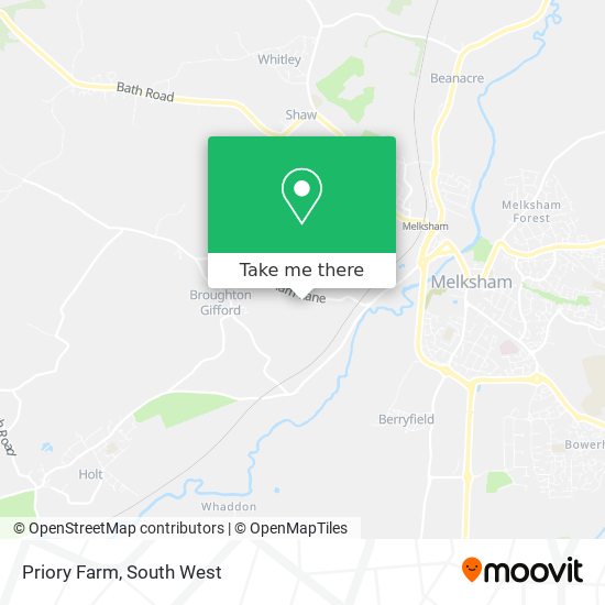 Priory Farm map