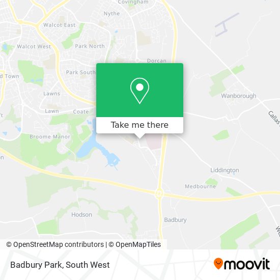 Badbury Park map