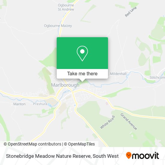 Stonebridge Meadow Nature Reserve map