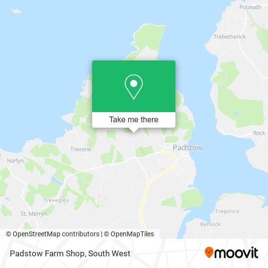 Padstow Farm Shop map