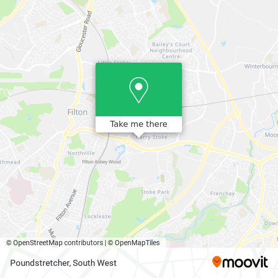 Poundstretcher map