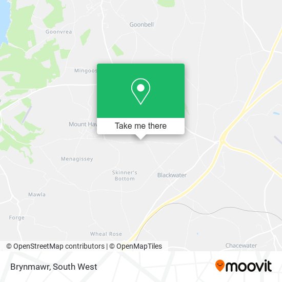 Brynmawr map