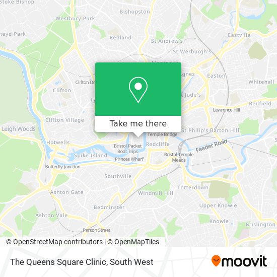 The Queens Square Clinic map