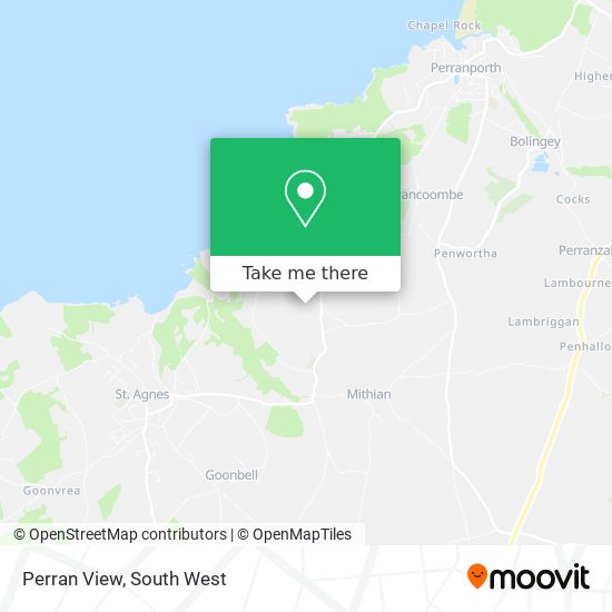 Perran View map