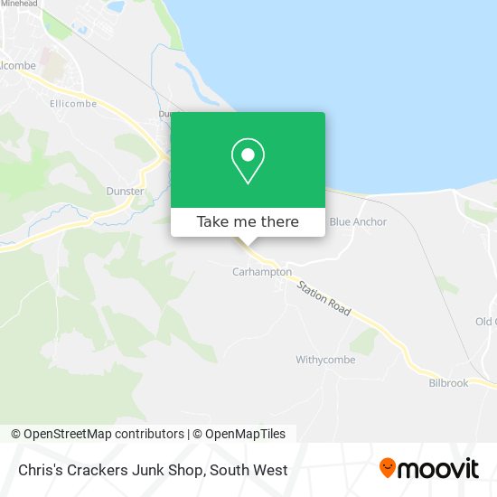 Chris's Crackers Junk Shop map