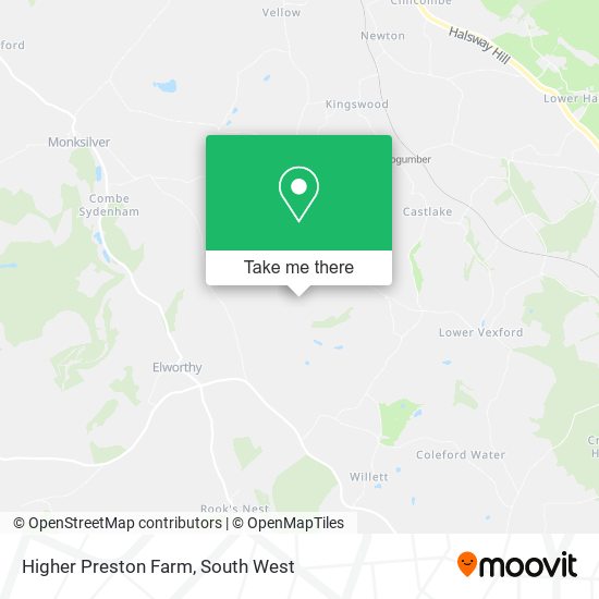 Higher Preston Farm map