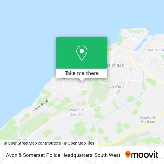 Avon & Somerset Police Headquarters map
