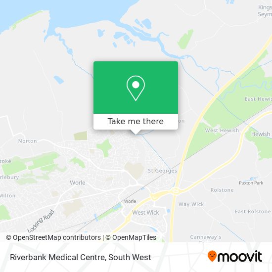 Riverbank Medical Centre map