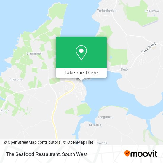 The Seafood Restaurant map