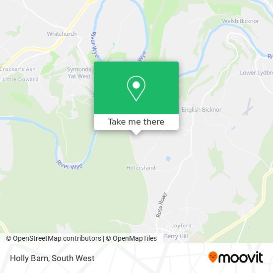 Holly Barn map
