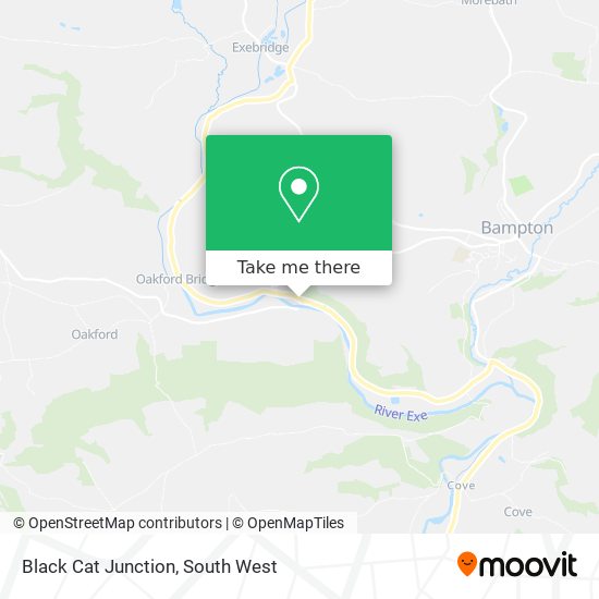 Black Cat Junction map