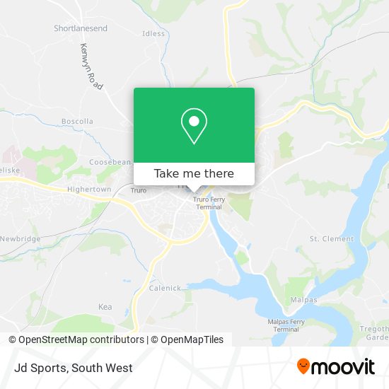 Jd Sports map